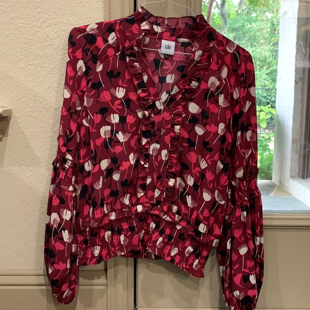 Cabi Medium Flutter Top - image 1